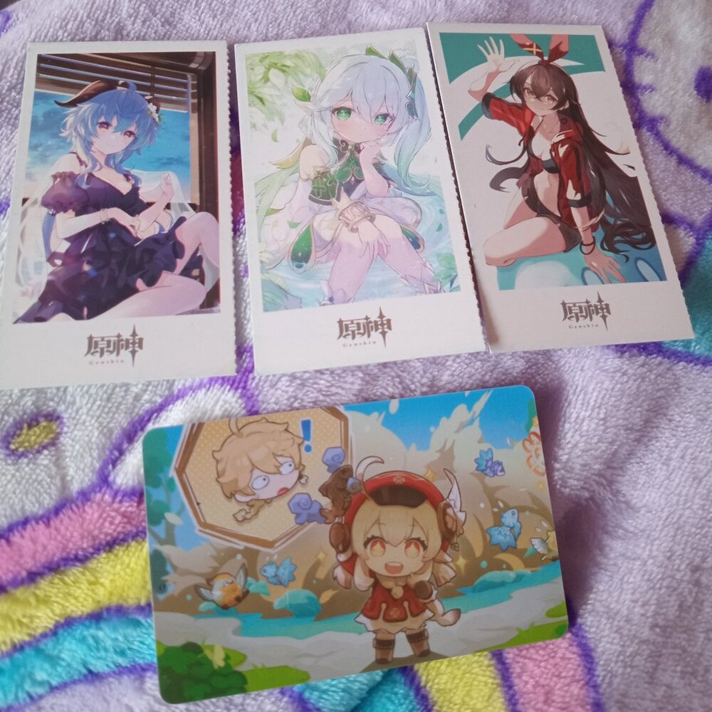 Genshin Impact Lot Of Photocards